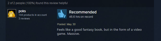 Illustration for article titled The Witcher 3, As Told By Steam Reviews